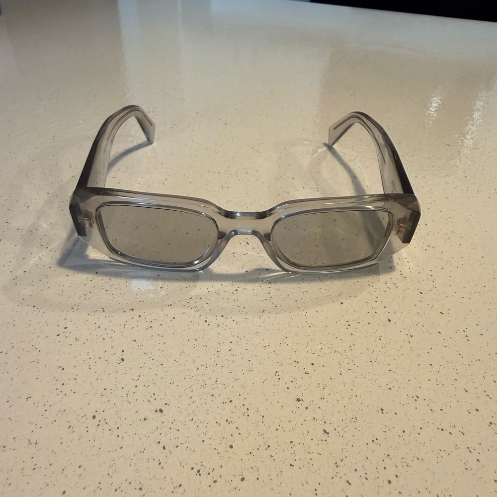 Prada Transparent Gray Glasses - image 1